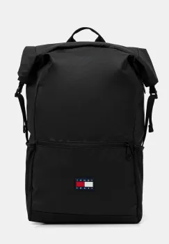 Tommy Jeans rucsac culoarea negru, mare, uni, AM0AM13893 imagine