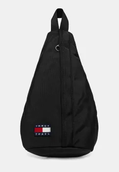 Tommy Jeans rucsac culoarea negru, mic, uni, AM0AM13391 imagine