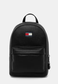 Tommy Jeans rucsac culoarea negru, mic, uni, AW0AW17823 imagine