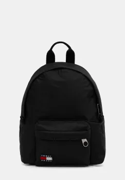 Tommy Jeans rucsac culoarea negru, mic, uni, AW0AW17892 imagine