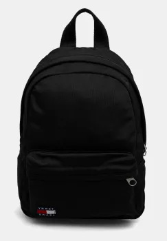 Tommy Jeans rucsac femei, culoarea negru, mic, uni, AW0AW16963 imagine