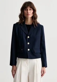 Tommy Jeans sacou cu un singur rand de nasturi pentru femei cu vascoza imagine