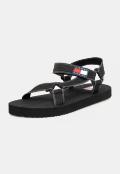 Tommy Jeans sandale CASUAL SANDAL barbati, culoarea gri, EM0EM01563 imagine