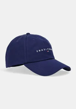 Tommy Jeans sapca de baseball din bumbac 0 culoarea albastru marin, cu imprimeu, AM0AM12958 imagine