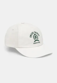Tommy Jeans sapca de baseball din bumbac barbati, culoarea alb, cu imprimeu, AM0AM13286 imagine