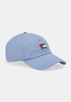 Tommy Jeans sapca de baseball din bumbac cu imprimeu, AM0AM12933 imagine