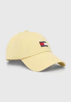 Tommy Jeans sapca de baseball din bumbac cu imprimeu, AW0AW15848 imagine