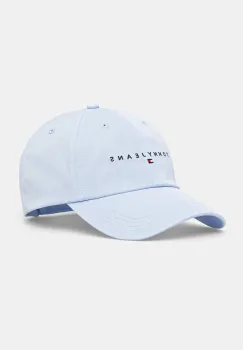 Tommy Jeans sapca de baseball din bumbac cu imprimeu, AW0AW16868 imagine