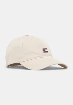 Tommy Jeans sapca de baseball din bumbac cu imprimeu, AW0AW16986 imagine