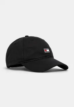 Tommy Jeans sapca de baseball din bumbac cu imprimeu, AW0AW16986 imagine