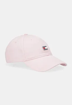 Tommy Jeans sapca de baseball din bumbac cu imprimeu, AW0AW16986 imagine