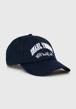 Tommy Jeans sapca de baseball din bumbac culoarea albastru marin, cu imprimeu, AW0AW15959 imagine
