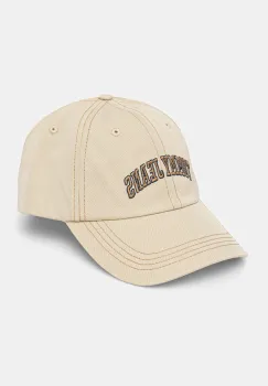 Tommy Jeans sapca de baseball din bumbac culoarea bej, cu imprimeu, AM0AM12956 imagine