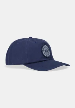 Tommy Jeans sapca de baseball din bumbac culoarea bleumarin, cu imprimeu, AM0AM13318 imagine