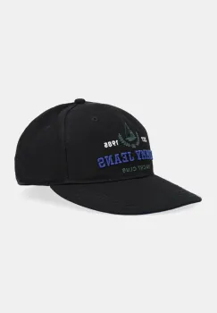 Tommy Jeans sapca de baseball din bumbac culoarea negru, cu imprimeu, AM0AM13290 imagine