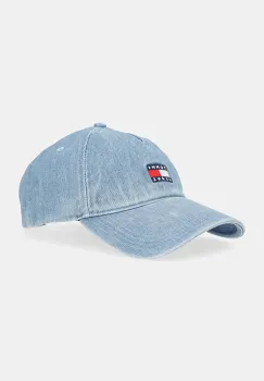 Tommy Jeans sapca de baseball din denim AW0AW17582 imagine