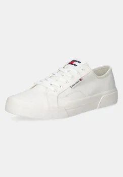 Tommy Jeans tenisi  LACE UP CANVAS COLOR culoarea alb, EM0EM01543 imagine