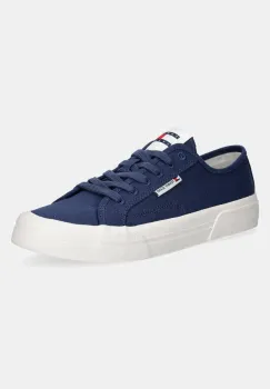 Tommy Jeans tenisi  LACE UP CANVAS COLOR culoarea bleumarin, EM0EM01543 imagine
