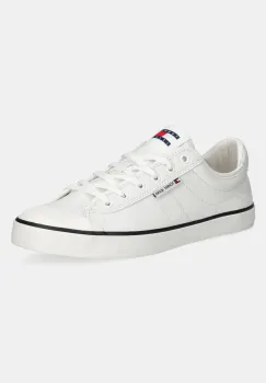 Tommy Jeans tenisi VULCANIZED BUMPER culoarea alb, EM0EM01545 imagine