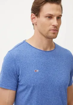 Tommy Jeans tricou barbati, neted, DM0DM09586 imagine