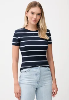 Tommy Jeans tricou culoarea bej, DW0DW17383 imagine
