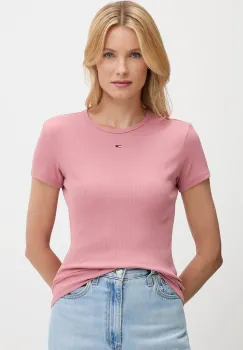 Tommy Jeans tricou culoarea bej, DW0DW17383 imagine