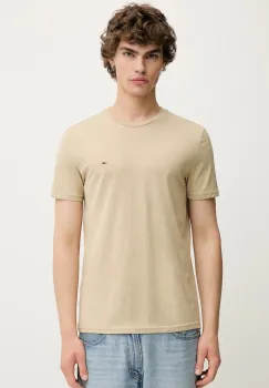 Tommy Jeans tricou culoarea bej, uni, DM0DM20363 imagine