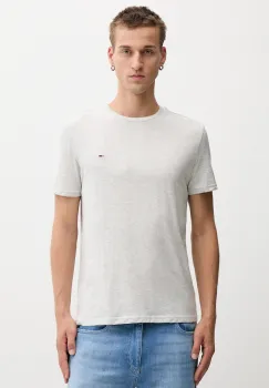 Tommy Jeans tricou culoarea bej, uni, DM0DM20363 imagine