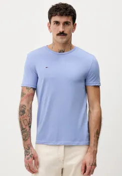 Tommy Jeans tricou culoarea bej, uni, DM0DM20363 imagine