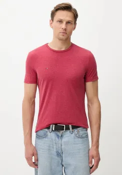 Tommy Jeans tricou culoarea bej, uni, DM0DM20363 imagine