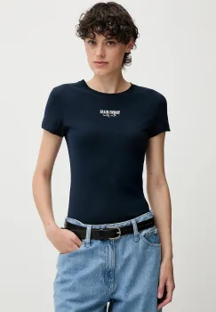Tommy Jeans tricou culoarea bleumarin, DW0DW20913 imagine