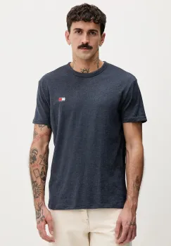 Tommy Jeans tricou culoarea bleumarin, uni, DM0DM22667 imagine