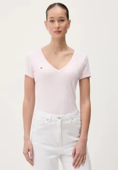 Tommy Jeans tricou culoarea galben, DW0DW17385 imagine