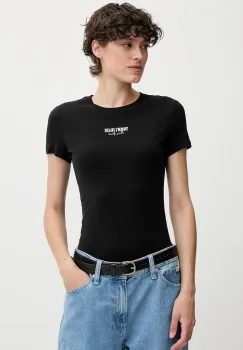 Tommy Jeans tricou culoarea negru, DW0DW20913 imagine