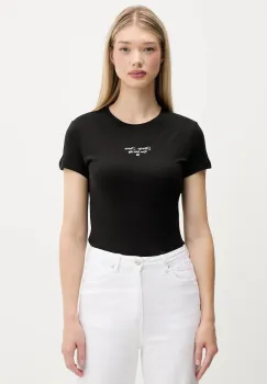 Tommy Jeans tricou culoarea negru, DW0DW21542 imagine