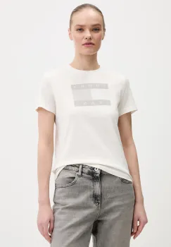 Tommy Jeans tricou din bumbac imagine