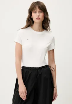 Tommy Jeans tricou din bumbac 2-pack femei, DW0DW21366 imagine