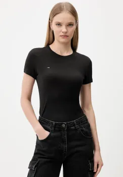 Tommy Jeans tricou din bumbac 3-pack culoarea roz, DW0DW22175 imagine