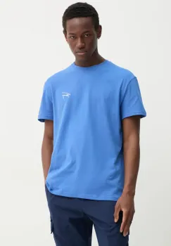 Tommy Jeans tricou din bumbac barbati, culoarea turcoaz, cu imprimeu, DM0DM21140 imagine
