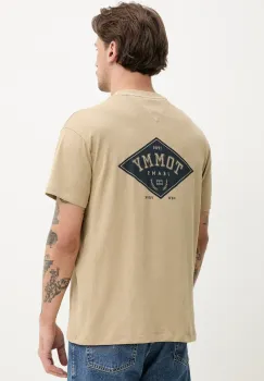 Tommy Jeans tricou din bumbac barbati, culoarea verde, cu imprimeu, DM0DM20806 imagine