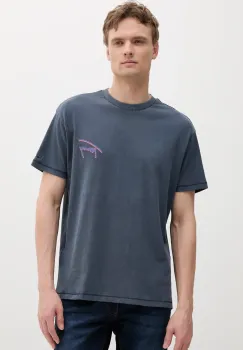 Tommy Jeans tricou din bumbac cu imprimeu, DM0DM20768 imagine