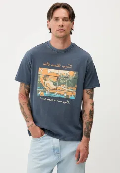 Tommy Jeans tricou din bumbac cu imprimeu, DM0DM21387 imagine