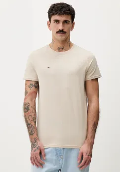 Tommy Jeans tricou din bumbac culoarea alb, uni, DM0DM04411 imagine