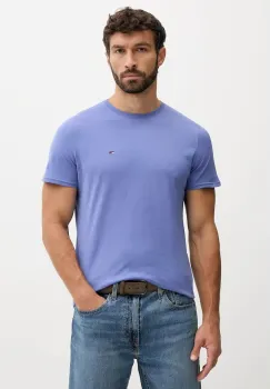 Tommy Jeans tricou din bumbac culoarea alb, uni, DM0DM04411 imagine