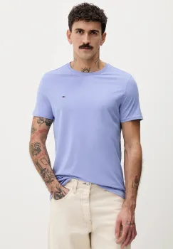 Tommy Jeans tricou din bumbac culoarea alb, uni, DM0DM04411 imagine