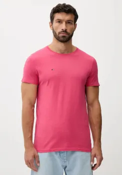 Tommy Jeans tricou din bumbac culoarea alb, uni, DM0DM04411 imagine