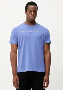 Tommy Jeans tricou din bumbac culoarea bej, cu imprimeu, DM0DM20744 imagine