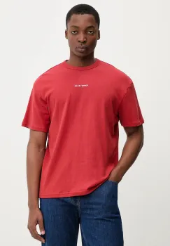 Tommy Jeans tricou din bumbac culoarea bej, cu imprimeu, DM0DM21110 imagine