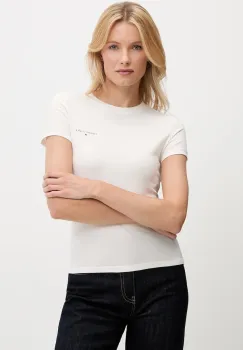 Tommy Jeans tricou din bumbac culoarea bej, DW0DW21164 imagine
