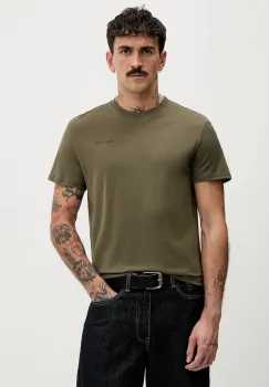 Tommy Jeans tricou din bumbac culoarea bordo, cu imprimeu, DM0DM21780 imagine